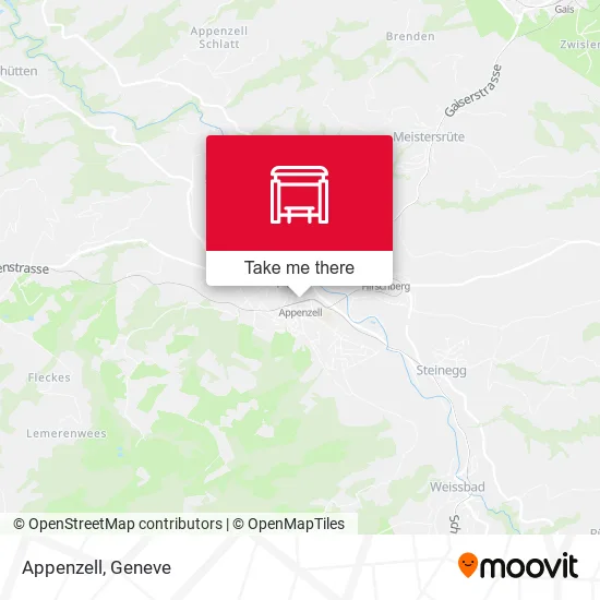 Appenzell map