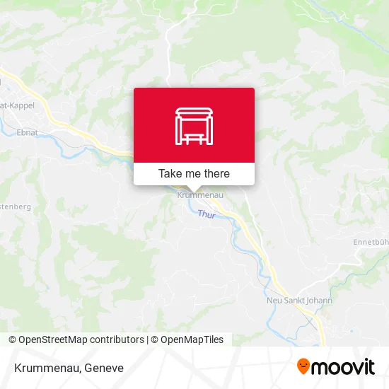 Krummenau map