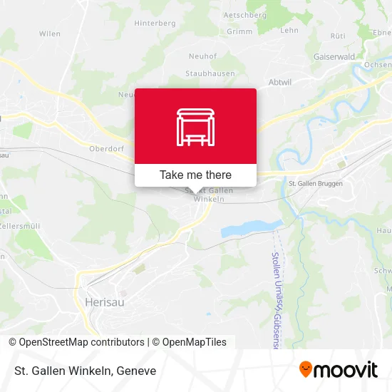 St. Gallen Winkeln map