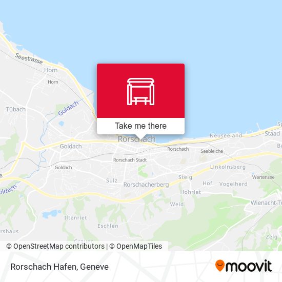 Rorschach Hafen map