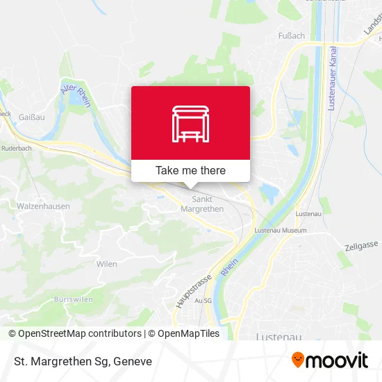St. Margrethen Sg map
