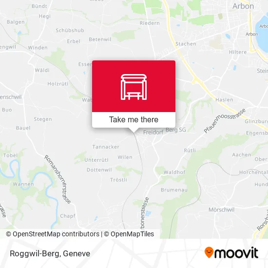 Roggwil-Berg map