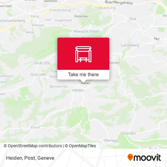 Heiden, Post map
