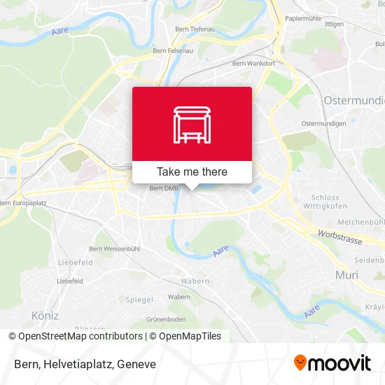 Bern, Helvetiaplatz plan