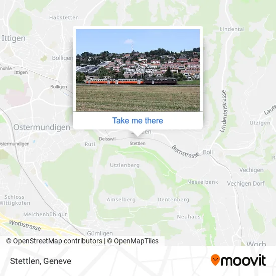 Stettlen map