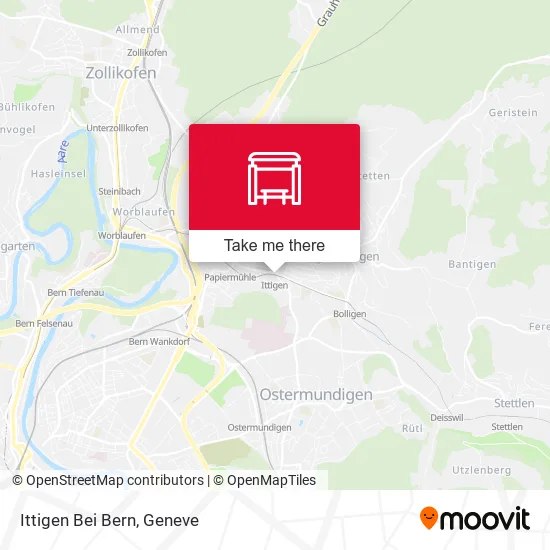 Ittigen Bei Bern map