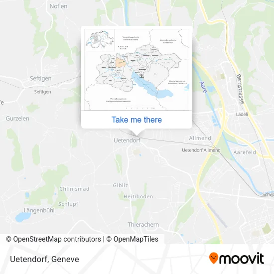 Uetendorf map