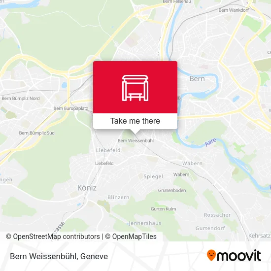 Bern Weissenbühl map