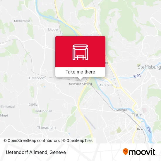 Uetendorf Allmend map