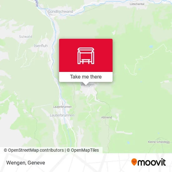 Wengen map