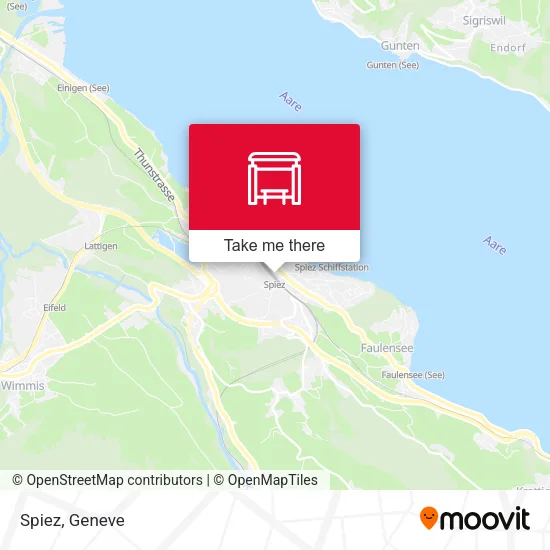 Spiez map