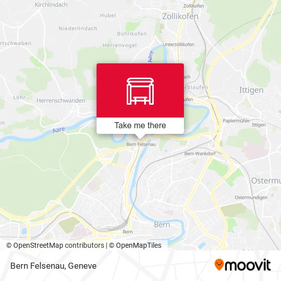 Bern Felsenau map