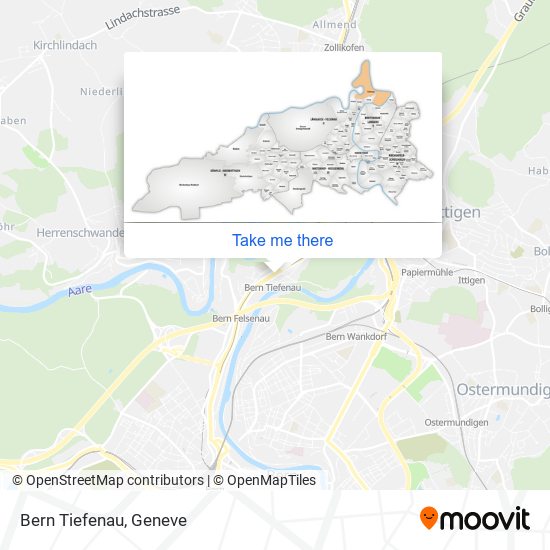 Bern Tiefenau Karte