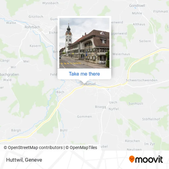 Huttwil map