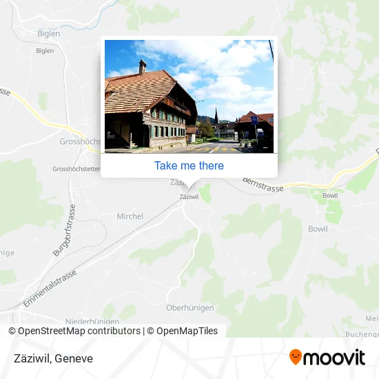 Zäziwil map