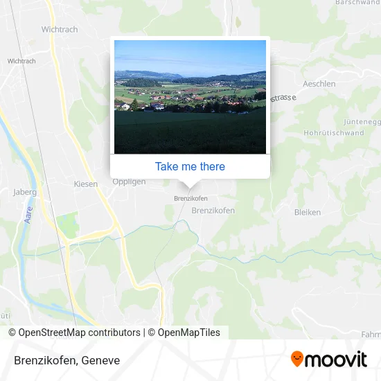 Brenzikofen map