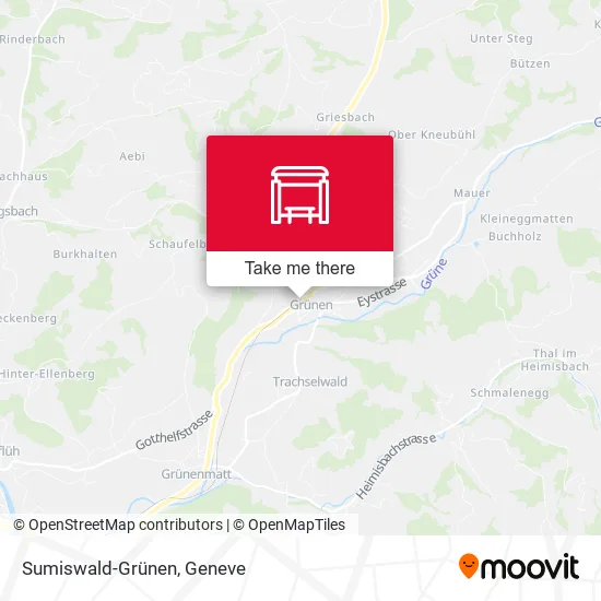Sumiswald-Grünen map