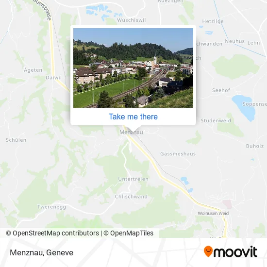 Menznau map