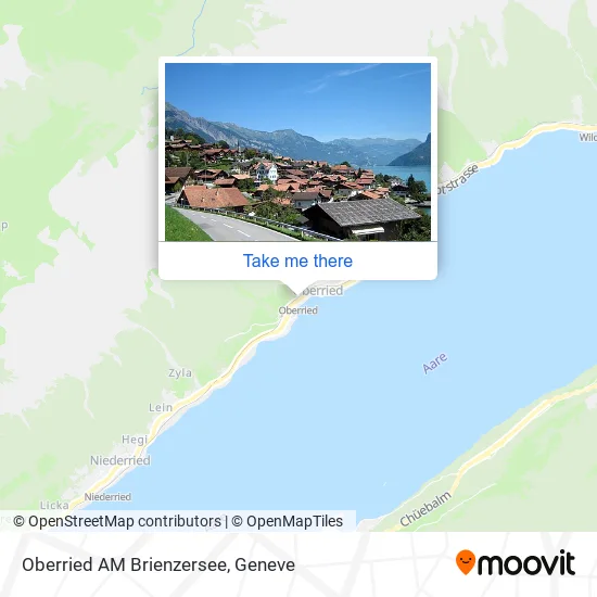 Oberried AM Brienzersee map