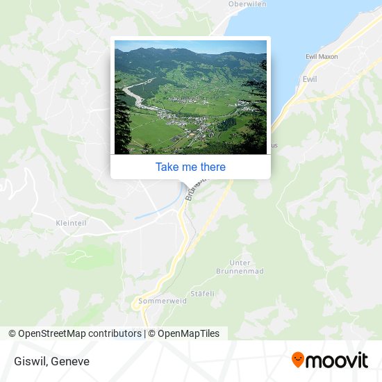 Giswil map