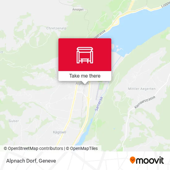Alpnach Dorf map