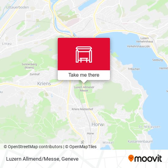 Luzern Allmend/Messe map