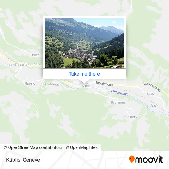 Küblis map
