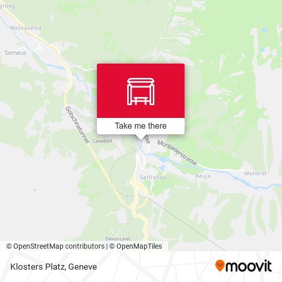 Klosters Platz map