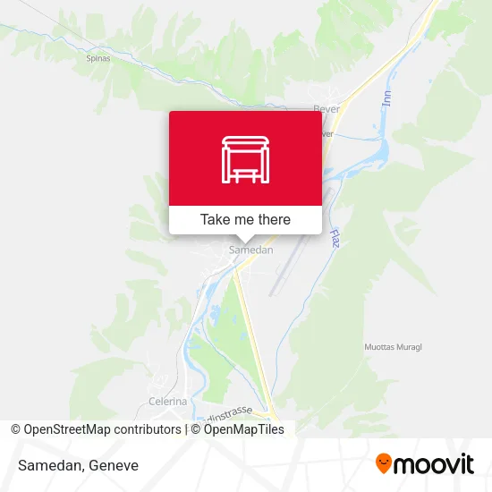 Samedan map
