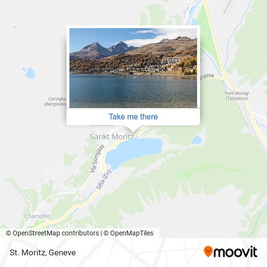 St. Moritz map