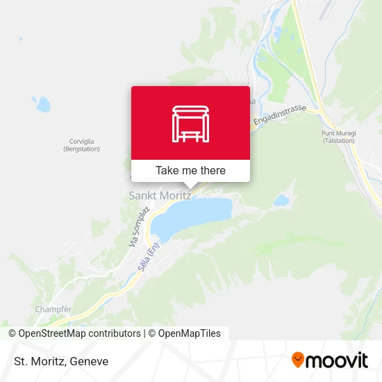 St. Moritz map