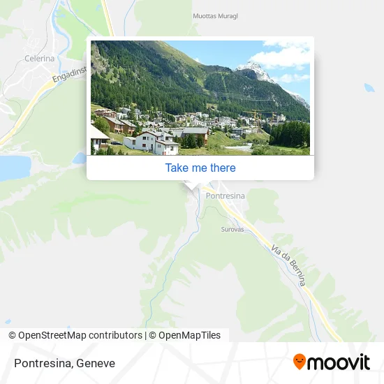 Pontresina map