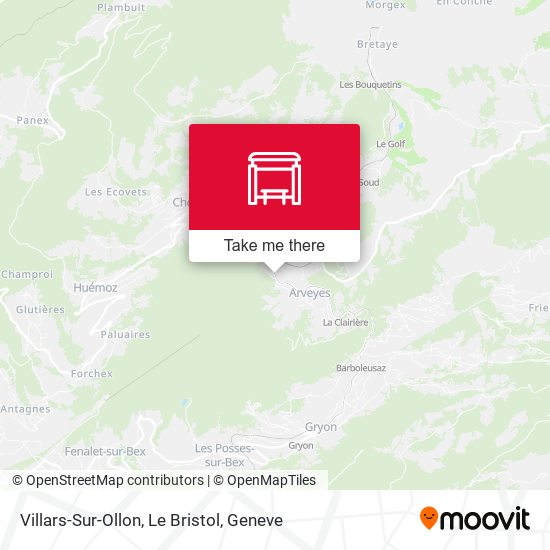 Villars-Sur-Ollon, Le Bristol map