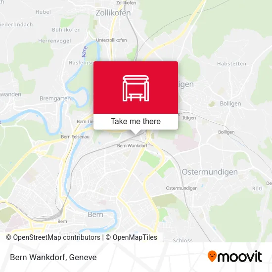 Bern Wankdorf map