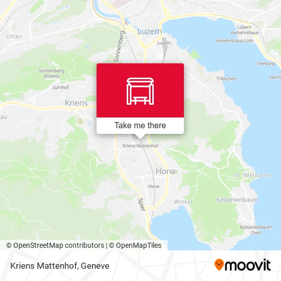 Kriens Mattenhof map