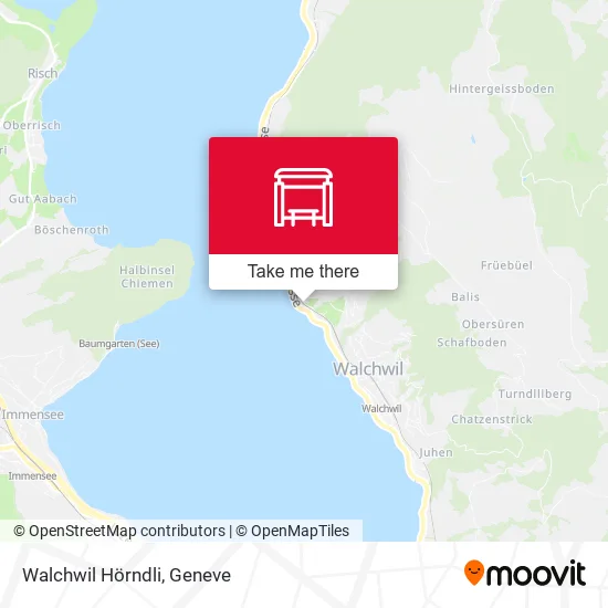 Walchwil Hörndli map