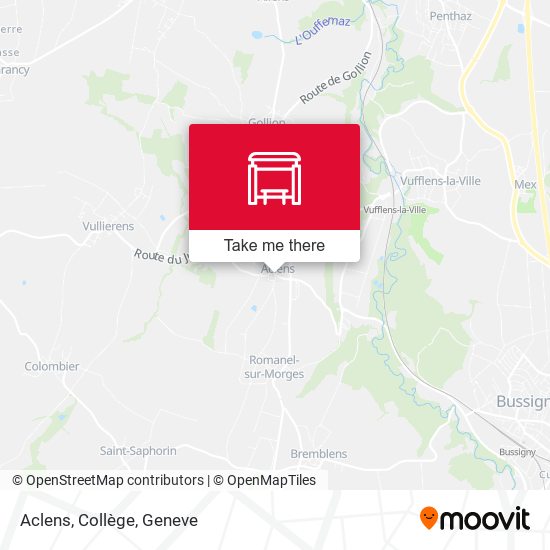 Aclens, Collège map