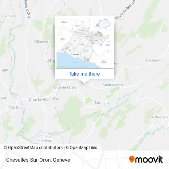 Chesalles-Sur-Oron map