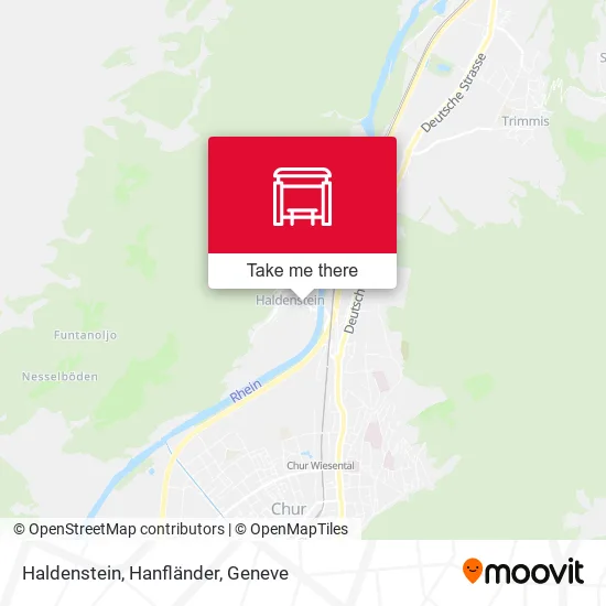 Haldenstein, Hanfländer map