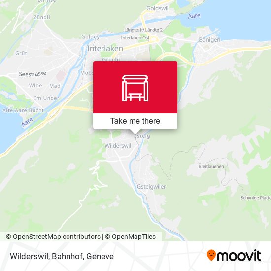 Wilderswil, Bahnhof map