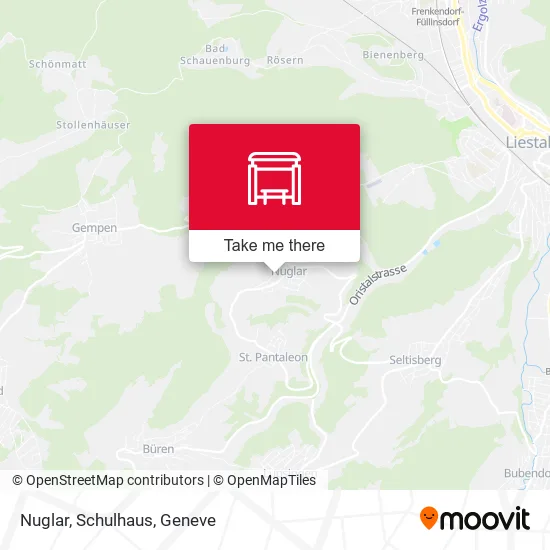 Nuglar, Schulhaus map