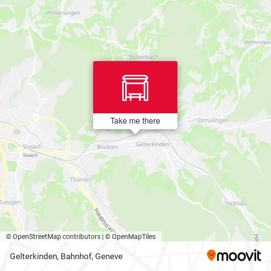Gelterkinden, Bahnhof map