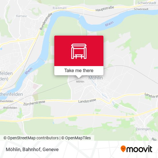 Möhlin, Bahnhof map