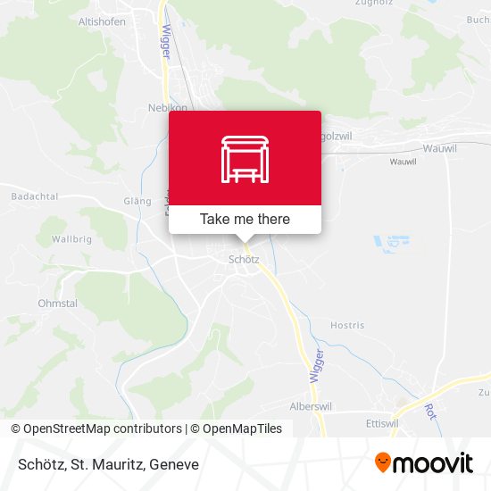 Schötz, St. Mauritz map