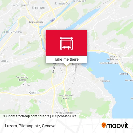 Luzern, Pilatusplatz map