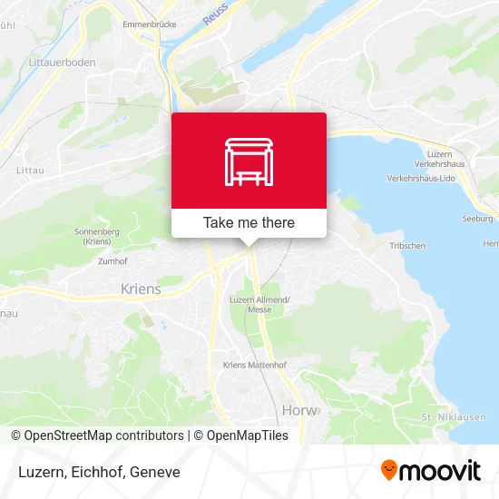 Luzern, Eichhof map