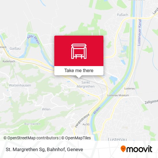 St. Margrethen Sg, Bahnhof map