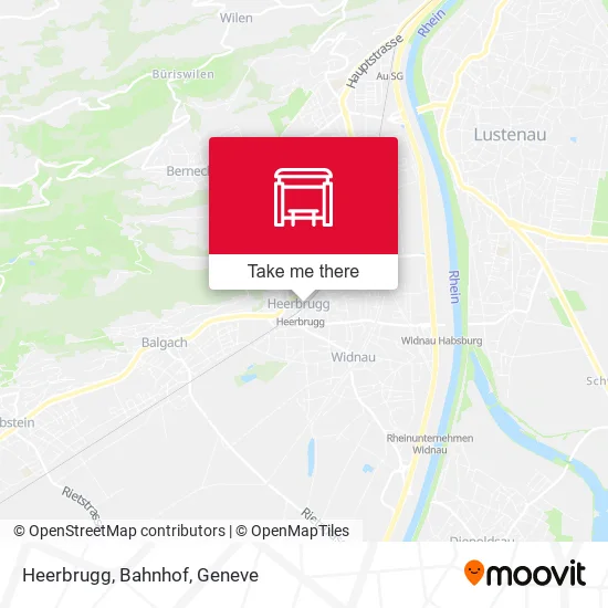 Heerbrugg, Bahnhof plan