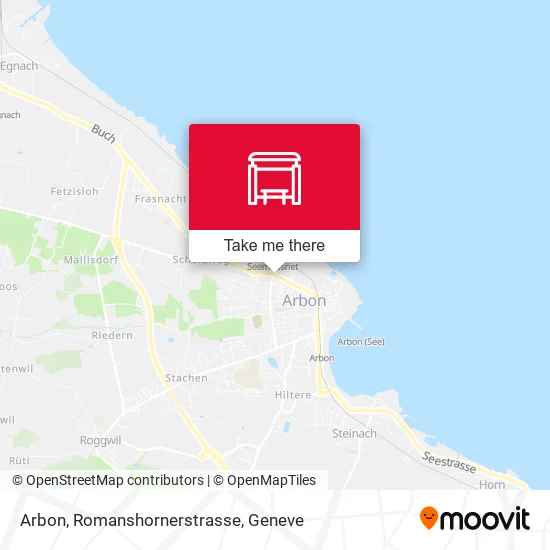 Arbon, Romanshornerstrasse map
