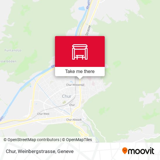 Chur, Weinbergstrasse map